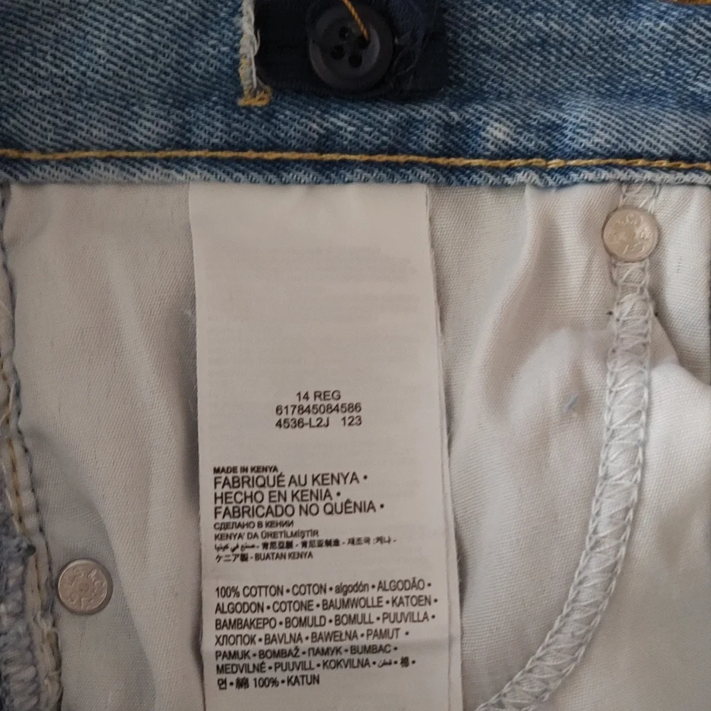 Levi's Girl's Two-Tone Denim Girlfriend Shorts